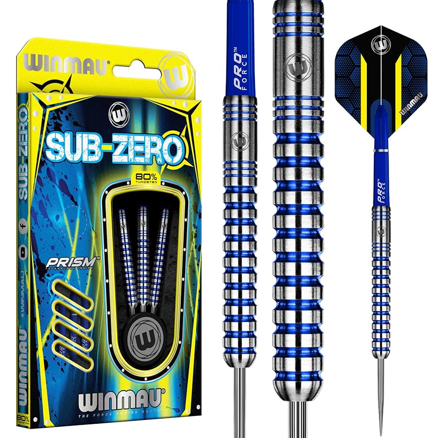 ダーツ y WINMAU Darts Sub-Zero 24 g profesjonalny zestaw rzutek